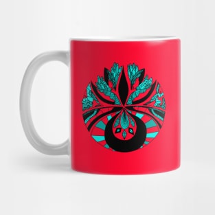 Turqred Abstract Motif Mug